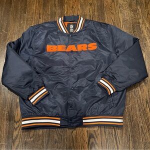 Chicago Bears NFL Team Apparel Bomber Jacket Size XL